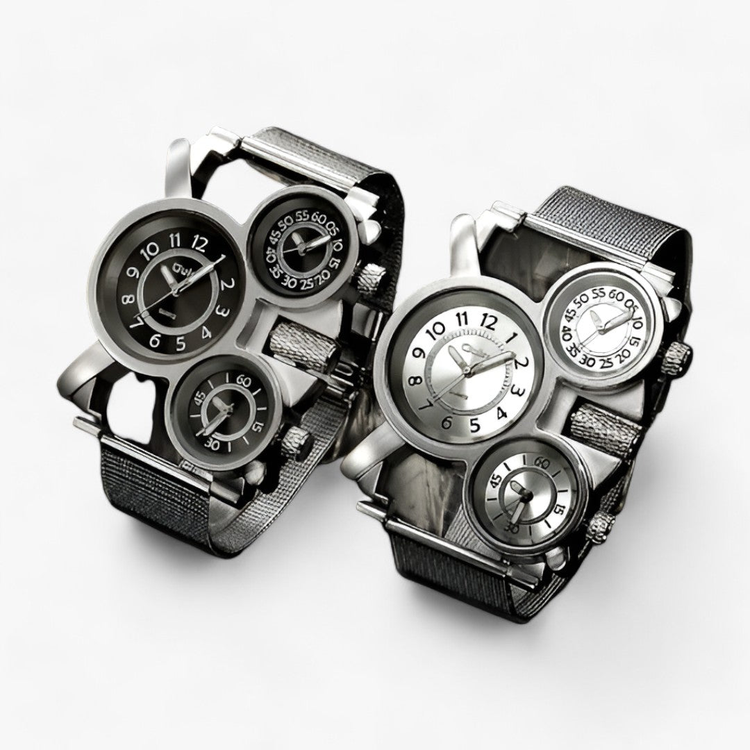 Futuristisch Modern Horloge met Quartz technologie-Horloges-Calora-Wit-Calora