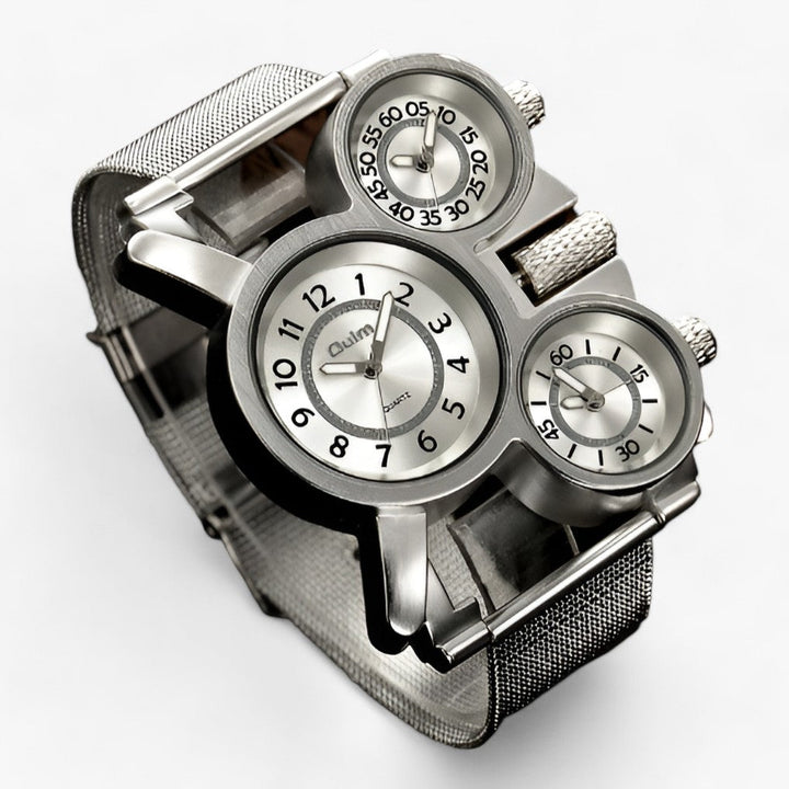 Futuristisch Modern Horloge met Quartz technologie-Horloges-Calora-Wit-Calora