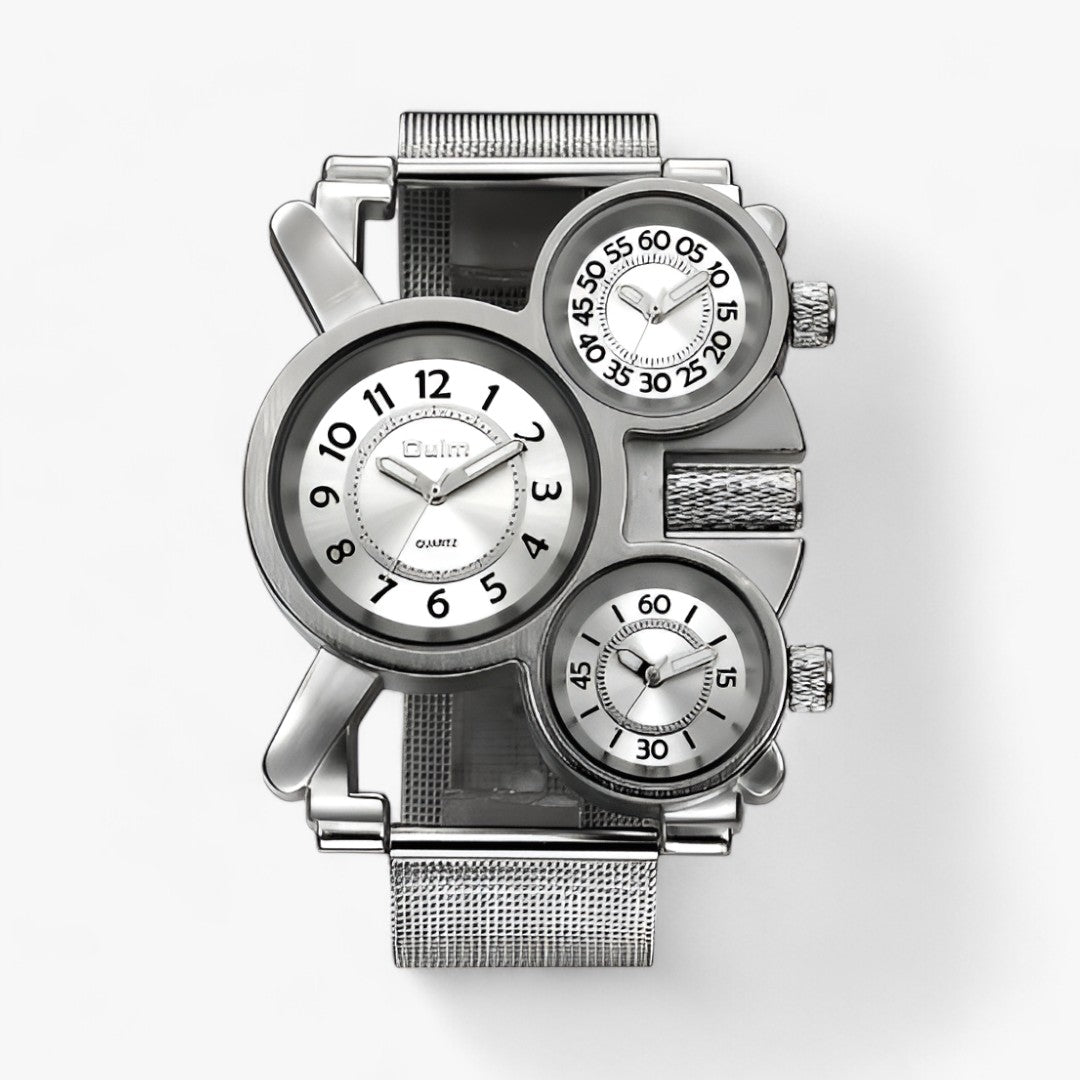 Futuristisch Modern Horloge met Quartz technologie-Horloges-Calora-Wit-Calora