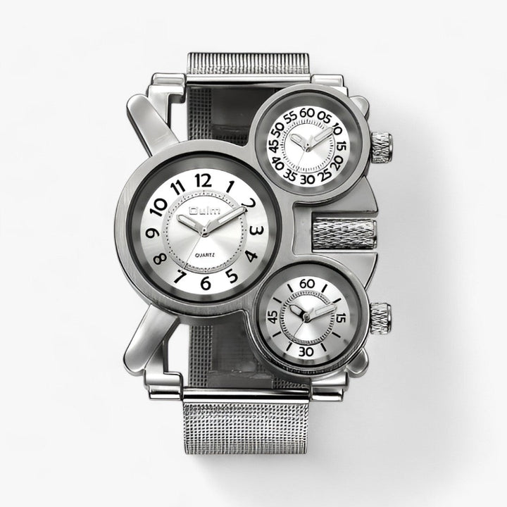 Futuristisch Modern Horloge met Quartz technologie-Horloges-Calora-Wit-Calora