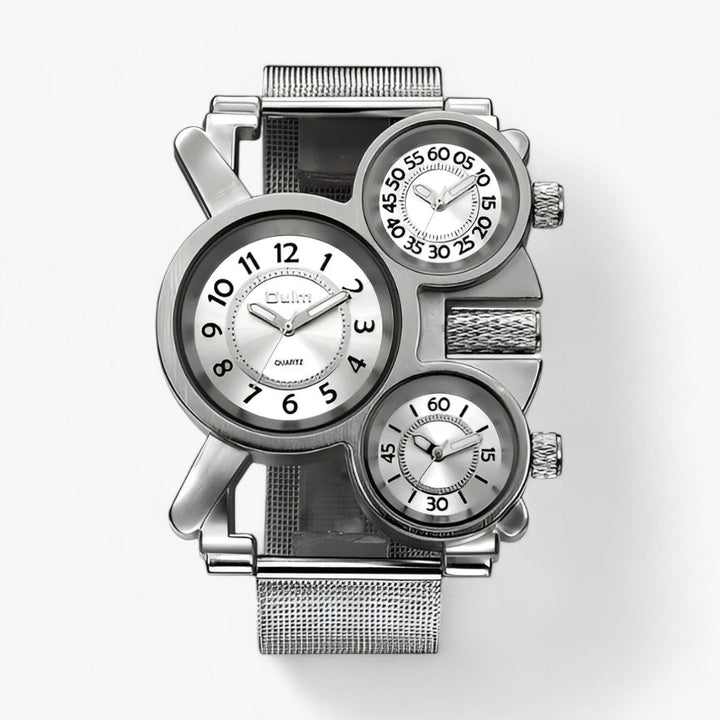 Futuristisch Modern Horloge met Quartz technologie-Horloges-Calora-Wit-Calora