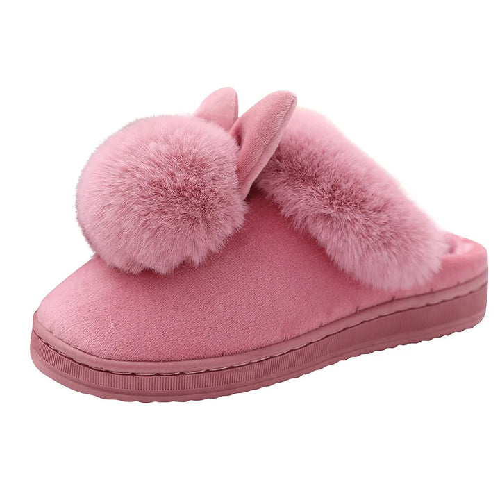 Fuzzy Bunnies | Winter Warme thuis Pantoffels-Slippers-Calora-Roze-36-37-Calora