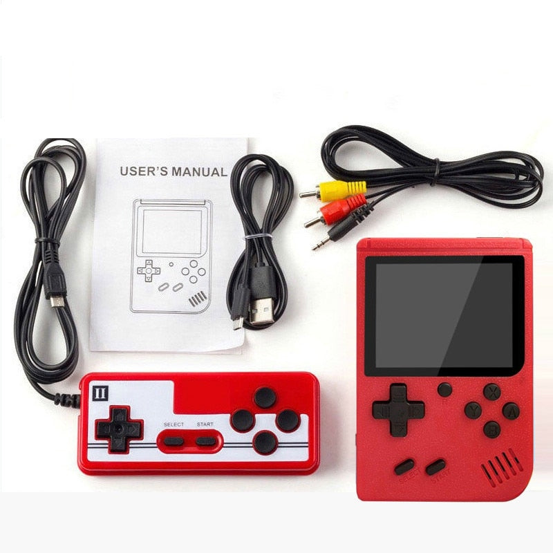 Gamexcape | 400-In-1 Retro Console + TV-Aansluiting - 2 Spelers-Elektronica/Gadgets-Calora-Rood-Calora