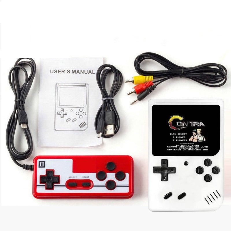 Gamexcape | 400-In-1 Retro Console + TV-Aansluiting - 2 Spelers-Elektronica/Gadgets-Calora-Wit-Calora