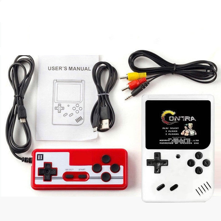 Gamexcape | 400-In-1 Retro Console + TV-Aansluiting - 2 Spelers-Elektronica/Gadgets-Calora-Wit-Calora