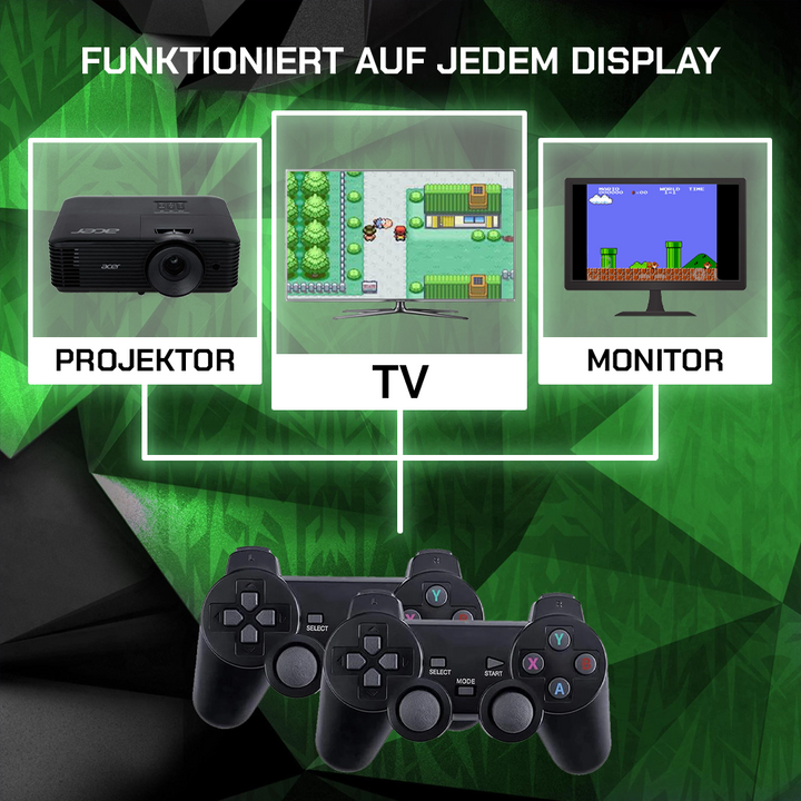 Gamexcape G11 Pro | Retro Gameconsole met Controllers-Elektronica/Gadgets-Calora-2 Spelers-Calora