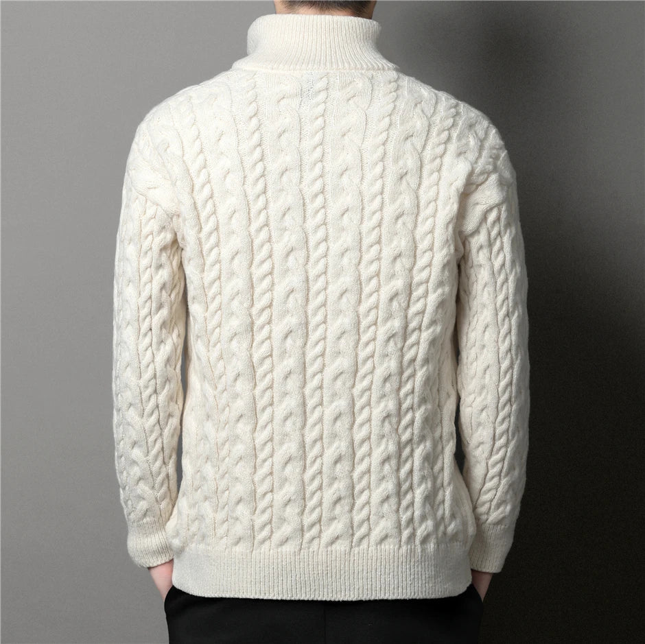 CALORA_ Gebreid warm vest voor heren