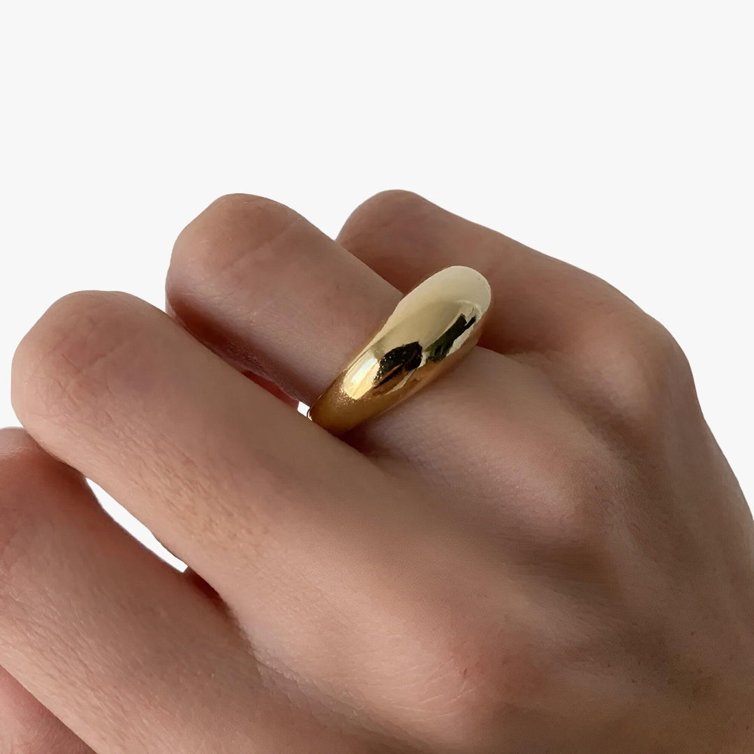 Geometrische Gouden Ring-Ringen-Calora-Zilverkleur-5-Calora