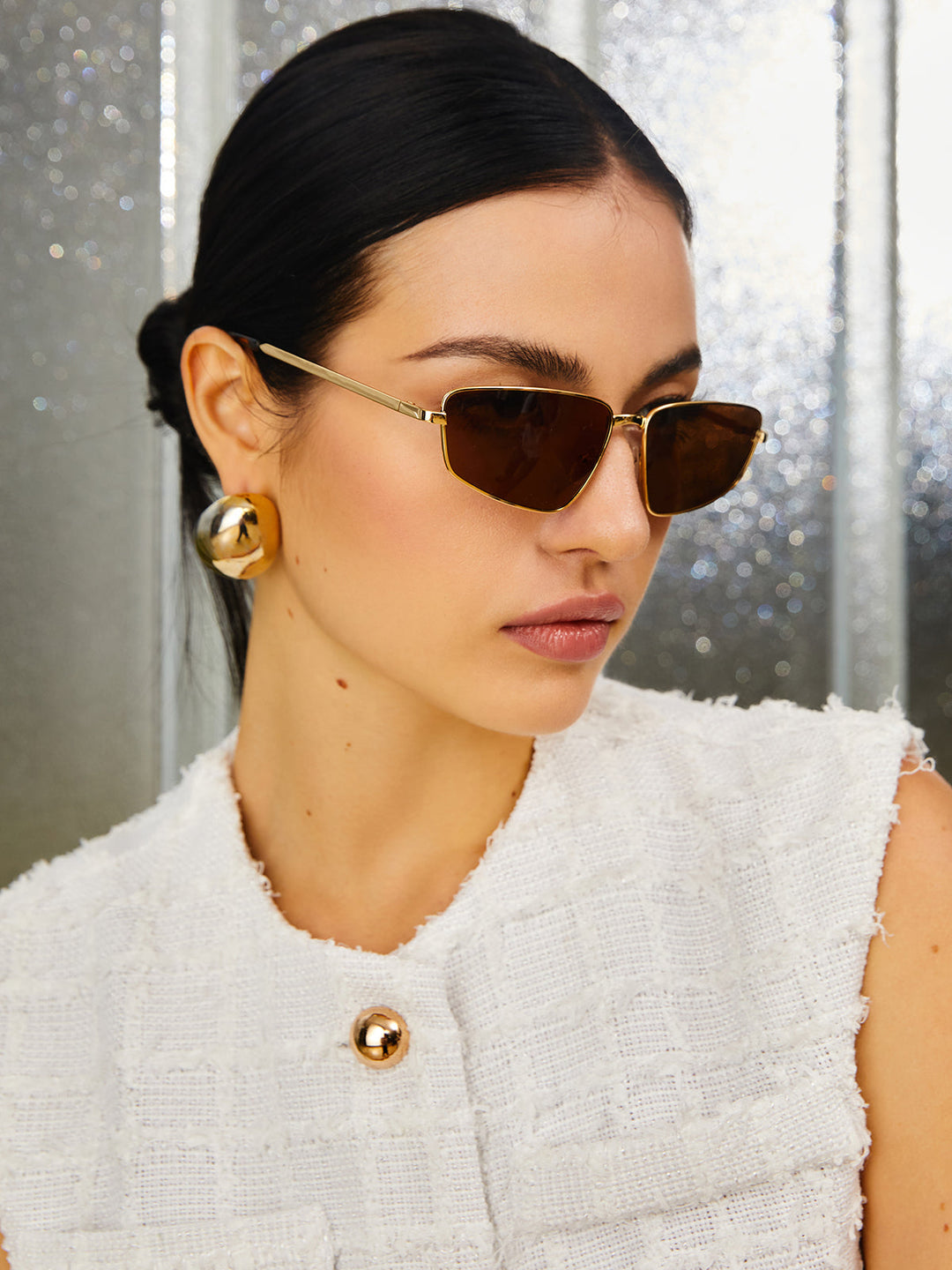 Gepolariseerde Cat-Eye Zonnebril voor Retro Glamour-Elektronica/Gadgets-Calora-One Size-Calora