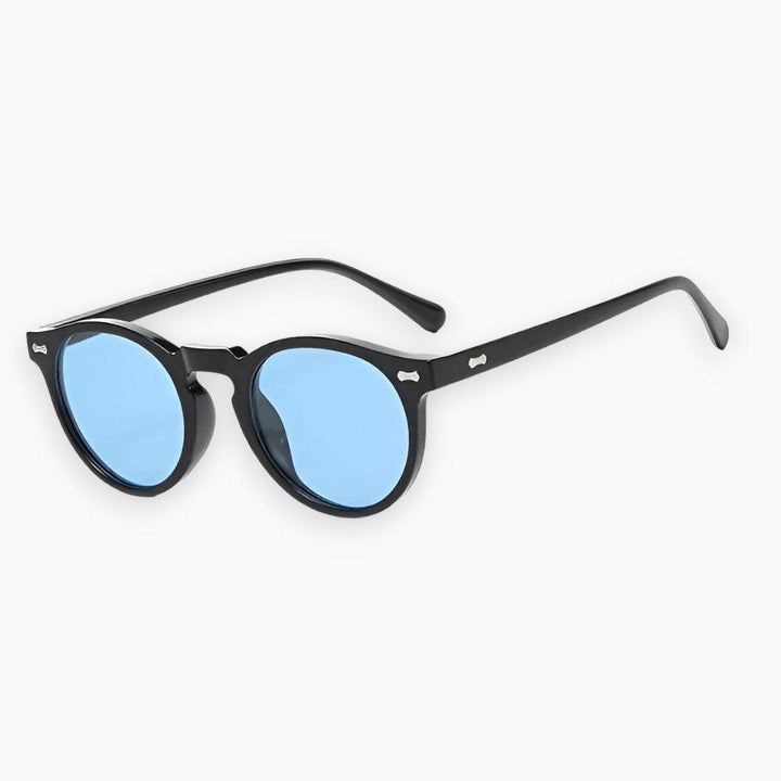 Gepolariseerde Vintage Glam Zonnebril met UV-bescherming en Trendy Montuur-Elektronica/Gadgets-Calora-Blauw-Calora