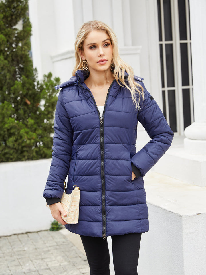 CALORA_ Gewatteerde Winterjas voor Comfort en Warmte