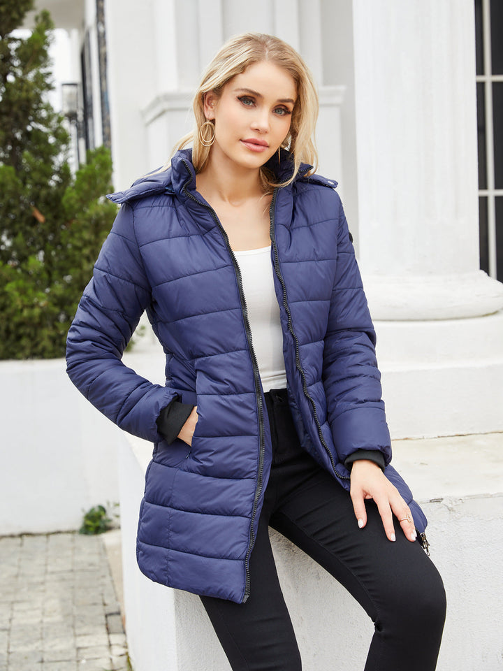 CALORA_ Gewatteerde Winterjas voor Comfort en Warmte