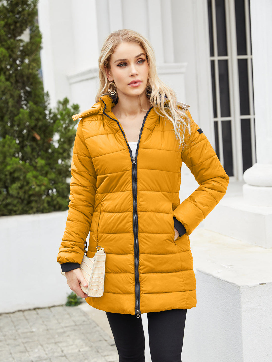 CALORA_ Gewatteerde Winterjas voor Comfort en Warmte