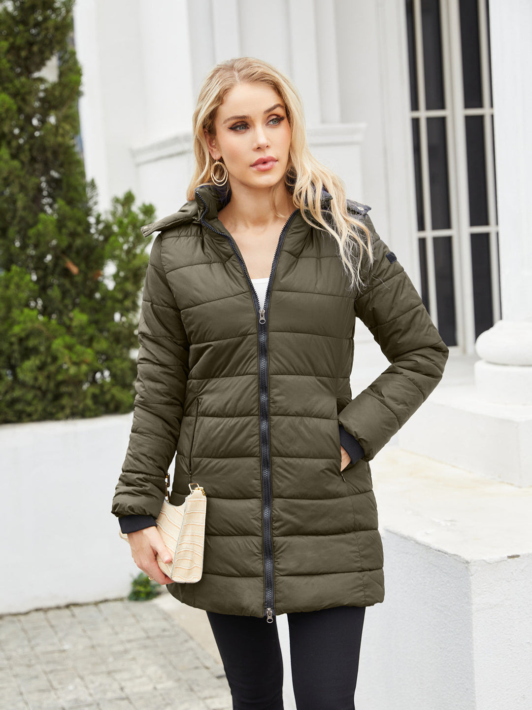 CALORA_ Gewatteerde Winterjas voor Comfort en Warmte