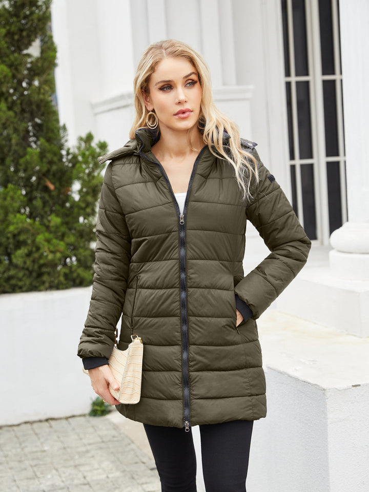 CALORA_ Gewatteerde Winterjas voor Comfort en Warmte