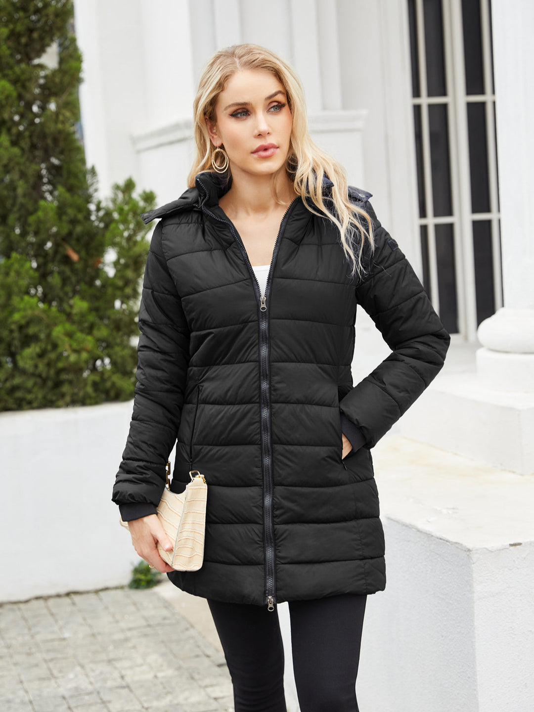 CALORA_ Gewatteerde Winterjas voor Comfort en Warmte