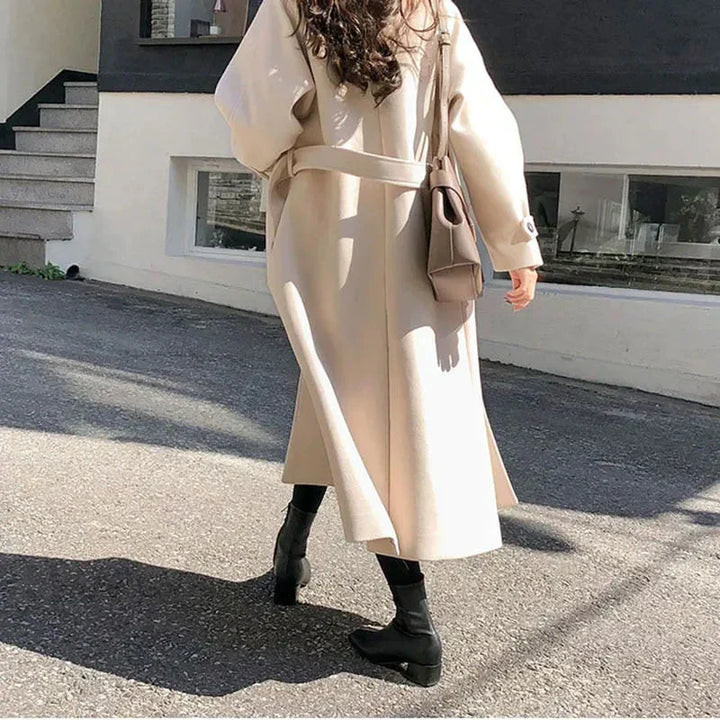 CALORA_ Givenéra | Elegante Lange Trenchcoat Jas