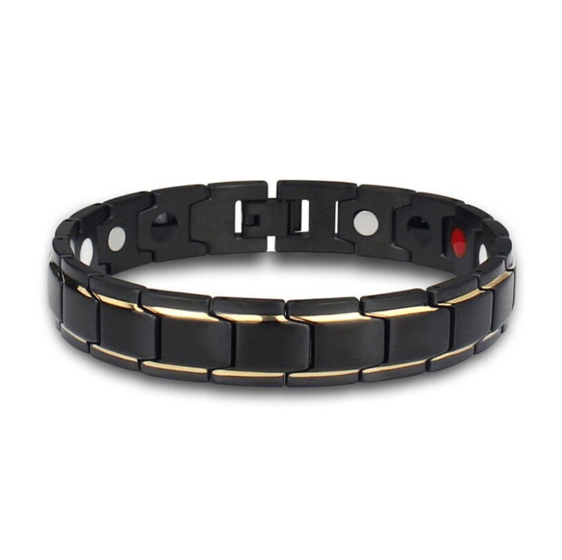 Gleamora | Magnetische Gezondheid Armband-Armbanden-Calora-Zwart-Goud-Calora