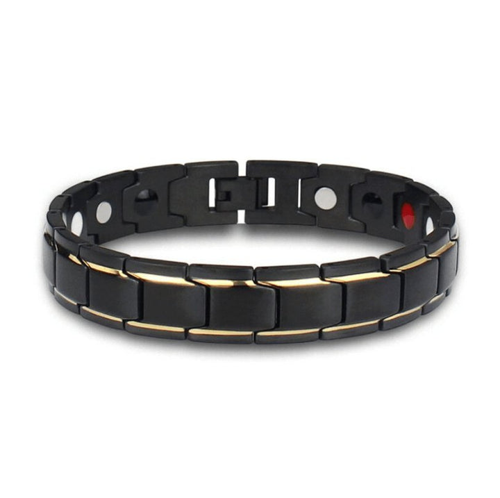 Gleamora | Magnetische Gezondheid Armband-Armbanden-Calora-Zwart-Goud-Calora