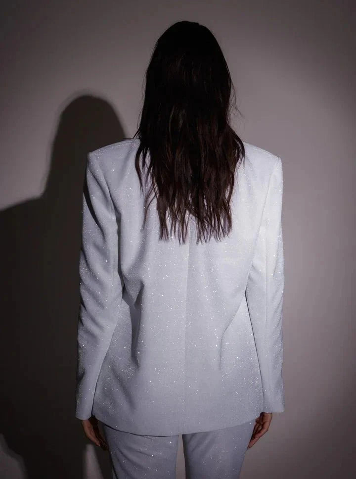 CALORA_ Glinsterend Feestpak voor Dames - Glitter Party-Suit