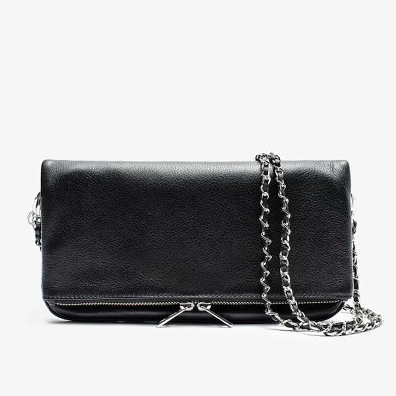Grandioso | Classy Schoudertas-Schoudertassen-Calora-Zwart-27x2x15cm-Calora