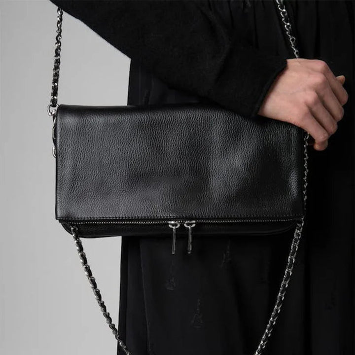 Grandioso | Classy Schoudertas-Schoudertassen-Calora-Zwart-27x2x15cm-Calora
