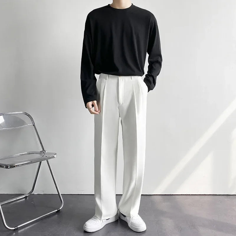 Graziano | Modieuze Rechte Pantalon Broek Heren-Pantalons-Calora-Donkergrijs-S (30)-Calora
