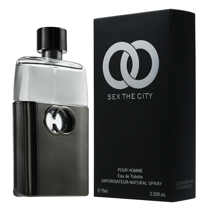 CALORA_ Guilty Black | Herenparfum - Fris Houtachtig Sandelhout Eau de Toilette 75 ml