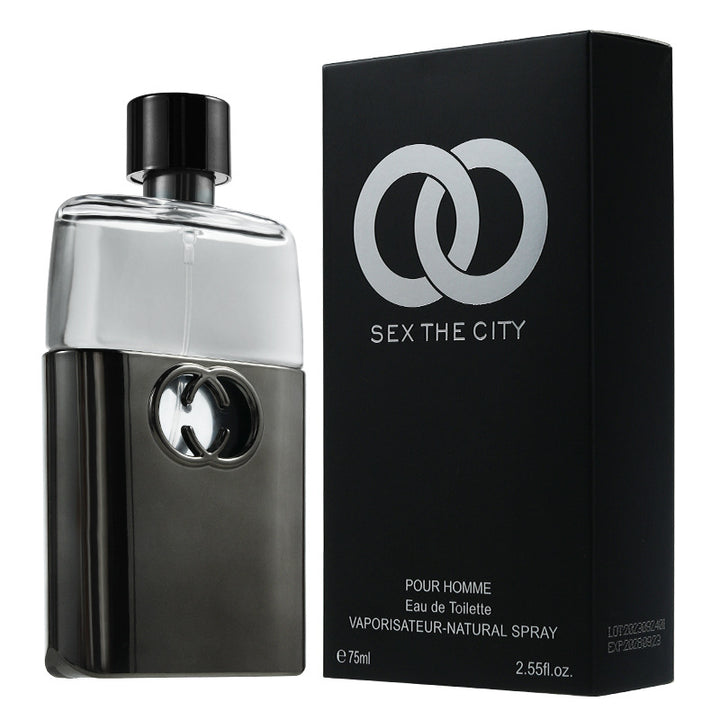 CALORA_ Guilty Black | Herenparfum - Fris Houtachtig Sandelhout Eau de Toilette 75 ml