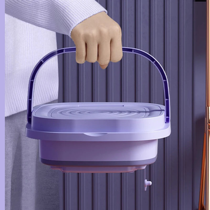 Hadro Max | Vouwbare Draagbare Mini Wasmachine voor Kleding, Sokken en Ondergoed-Elektronica/Gadgets-Calora-Groen-Calora