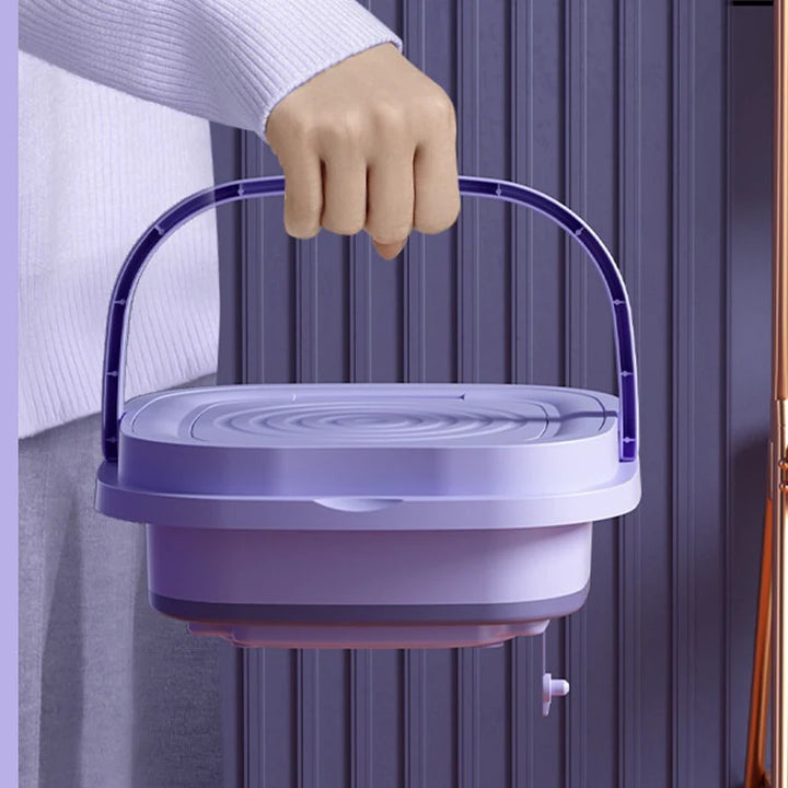 Hadro Max | Vouwbare Draagbare Mini Wasmachine voor Kleding, Sokken en Ondergoed-Elektronica/Gadgets-Calora-Groen-Calora