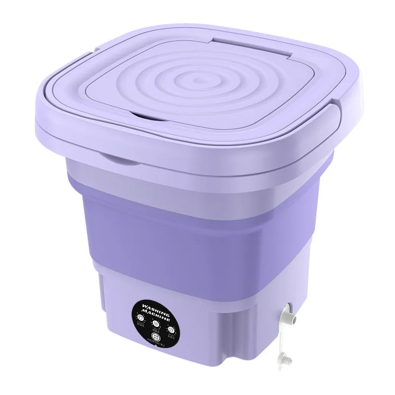 Hadro Max | Vouwbare Draagbare Mini Wasmachine voor Kleding, Sokken en Ondergoed-Elektronica/Gadgets-Calora-Groen-Calora