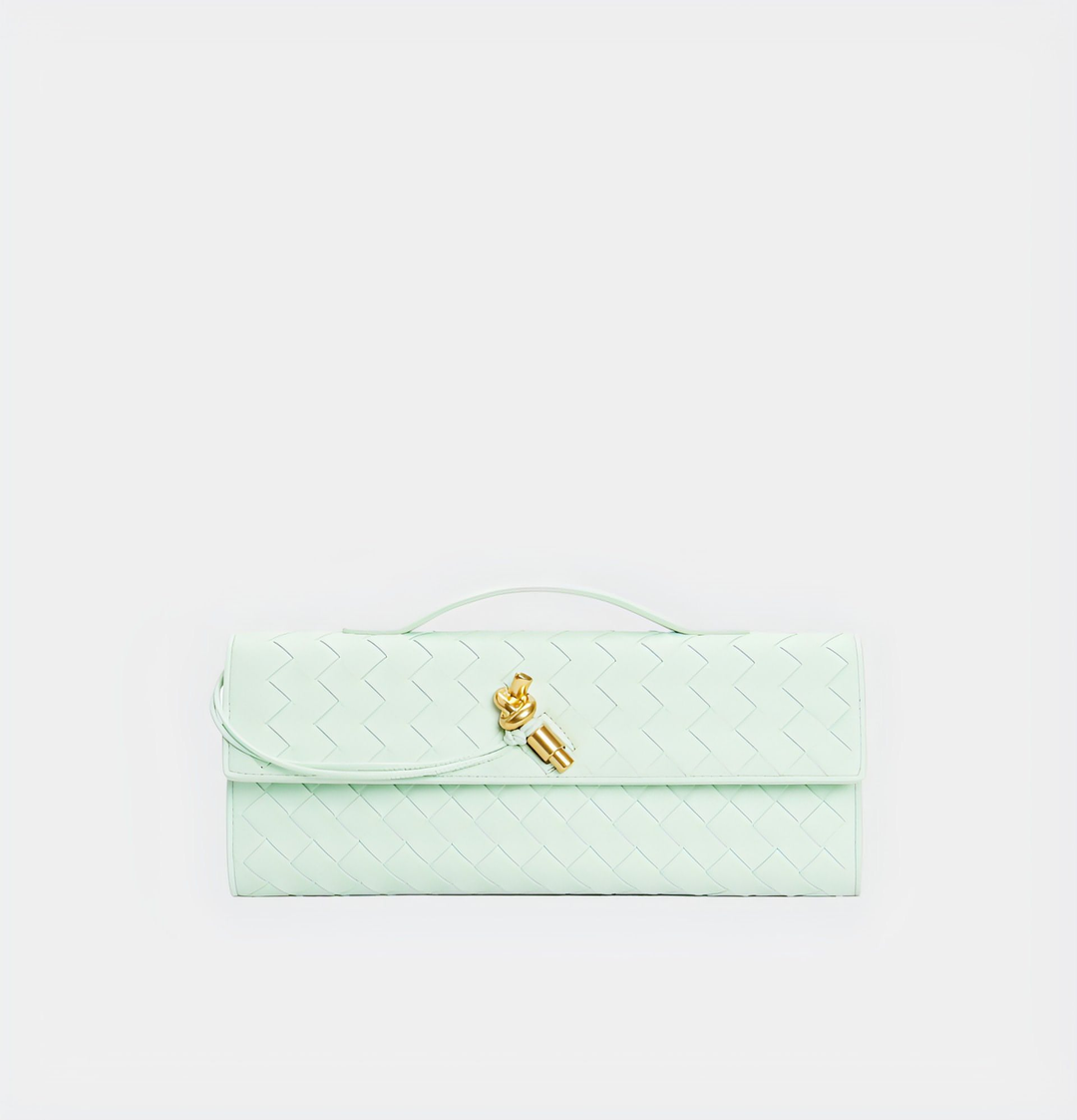 CALORA_ Handgeweven Leren Schoudertas voor Stijlvolle Crossbody Draagwijze