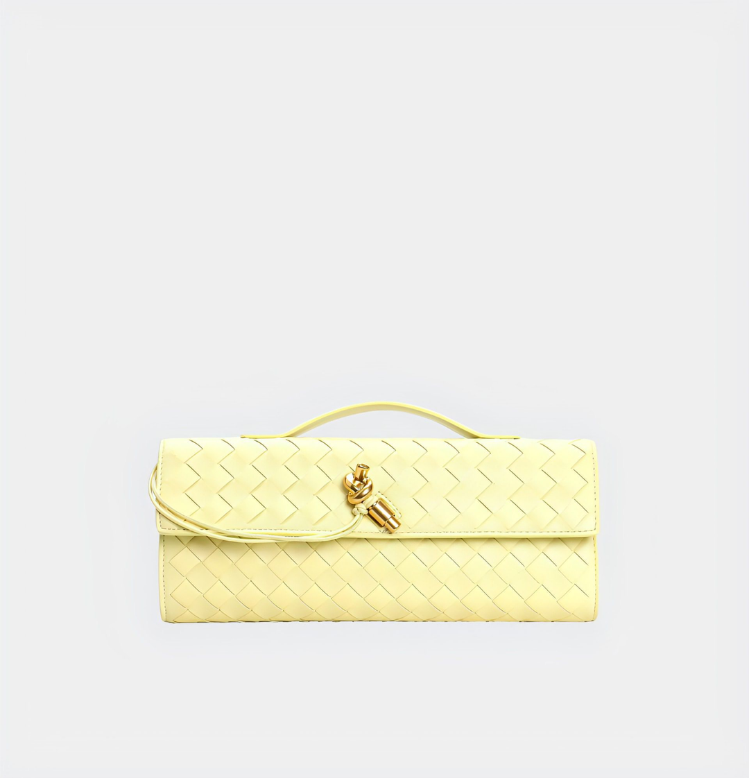 CALORA_ Handgeweven Leren Schoudertas voor Stijlvolle Crossbody Draagwijze