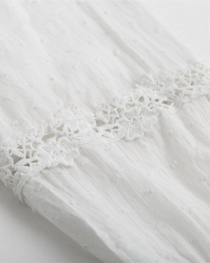 Hannah | Elegante Witte Kanten Blouse-Blouses-Calora-S-Calora