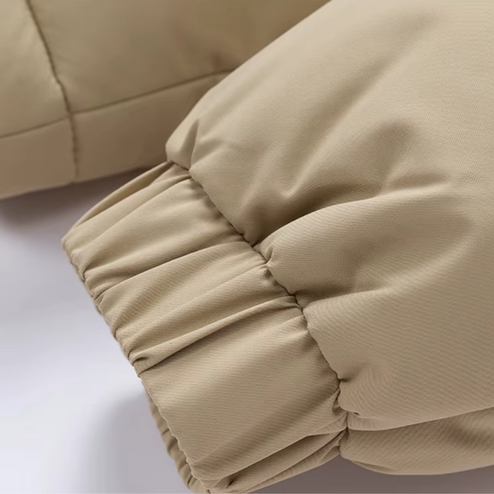 CALORA_ Hawken | Casual Puffer Jacket met Verstelbare Capuchon en Zakken