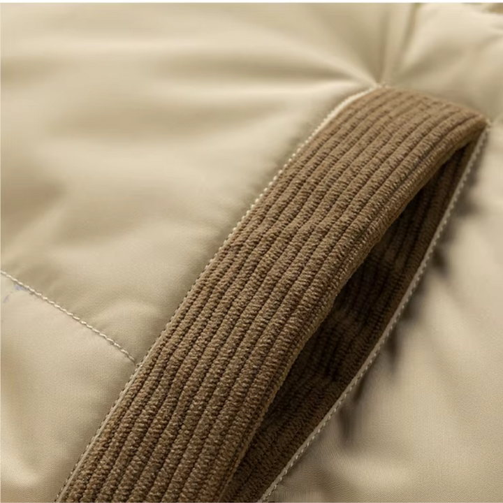 CALORA_ Hawken | Casual Puffer Jacket met Verstelbare Capuchon en Zakken