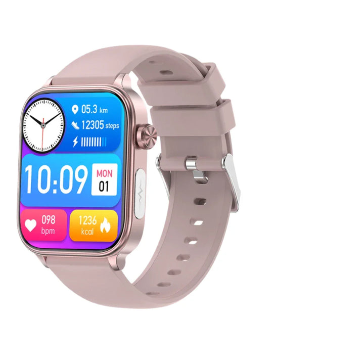 HealthPulse | Smartwatch voor Gezondheidsmonitoring en Stijl-Elektronica/Gadgets-Calora-Roze-Calora