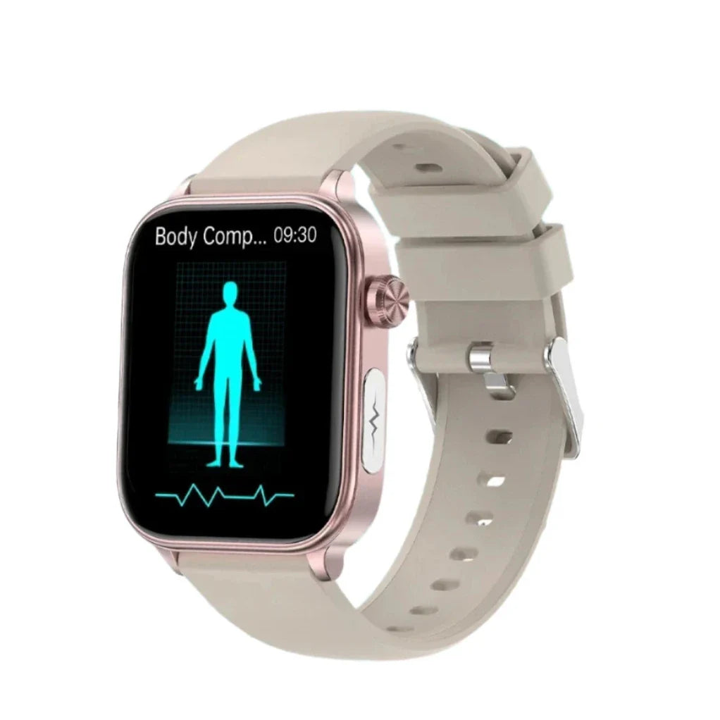 HealthPulse | Smartwatch voor Gezondheidsmonitoring en Stijl-Elektronica/Gadgets-Calora-Zwart-Calora