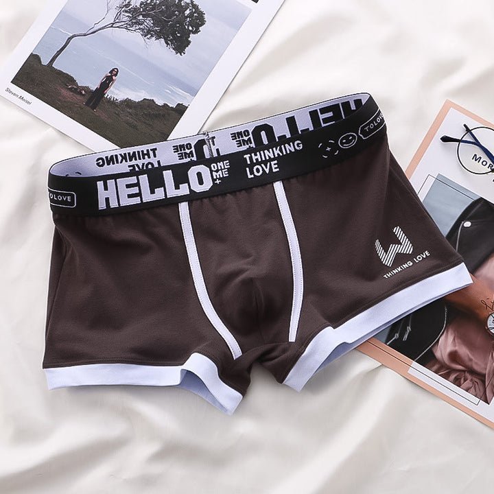 Hello | Premium Boxers (Set 3)-Sportkleding & Accessoires-Calora-Bruin-M-Calora