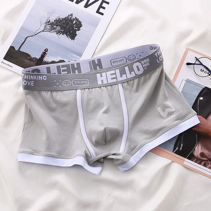 Hello | Premium Boxers (Set 3)-Sportkleding & Accessoires-Calora-Grijs-M-Calora
