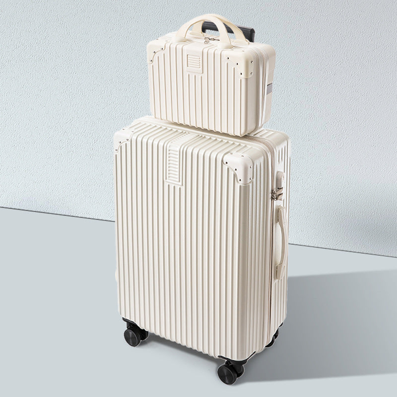 CALORA_ Helsher | Retro Aluminium Frame Bagage Koffer met Grote Capaciteit en Combinatieslot