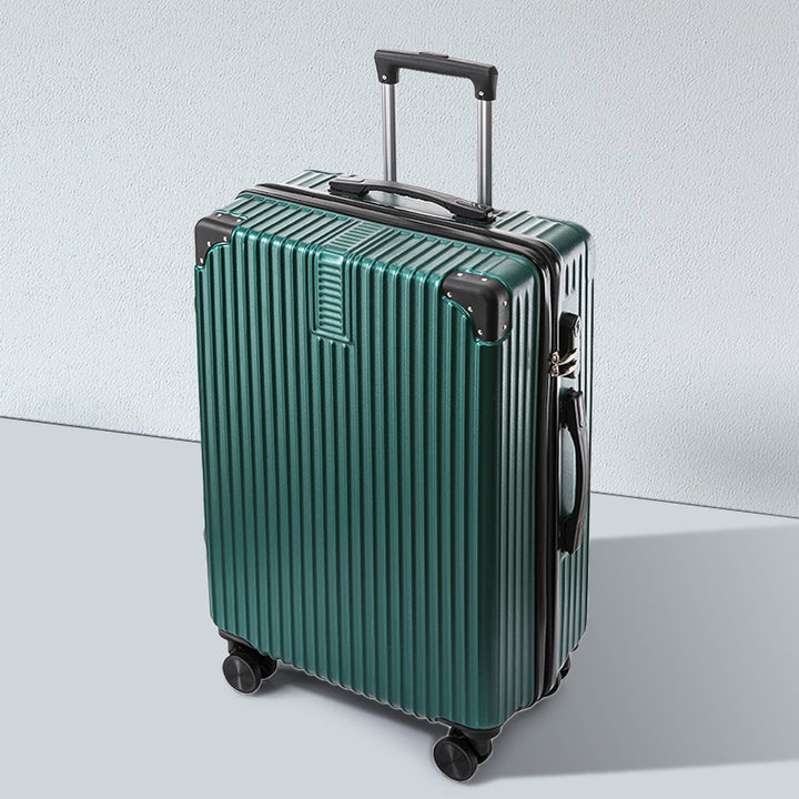 CALORA_ Helsher | Retro Aluminium Frame Bagage Koffer met Grote Capaciteit en Combinatieslot