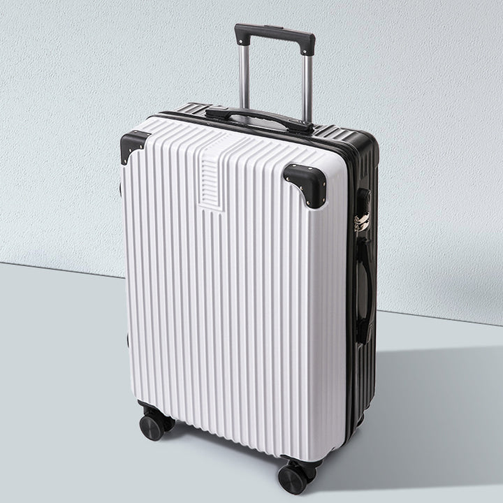 CALORA_ Helsher | Retro Aluminium Frame Bagage Koffer met Grote Capaciteit en Combinatieslot