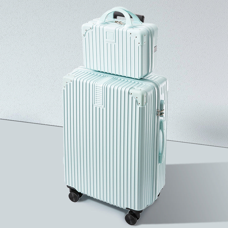 CALORA_ Helsher | Retro Aluminium Frame Bagage Koffer met Grote Capaciteit en Combinatieslot