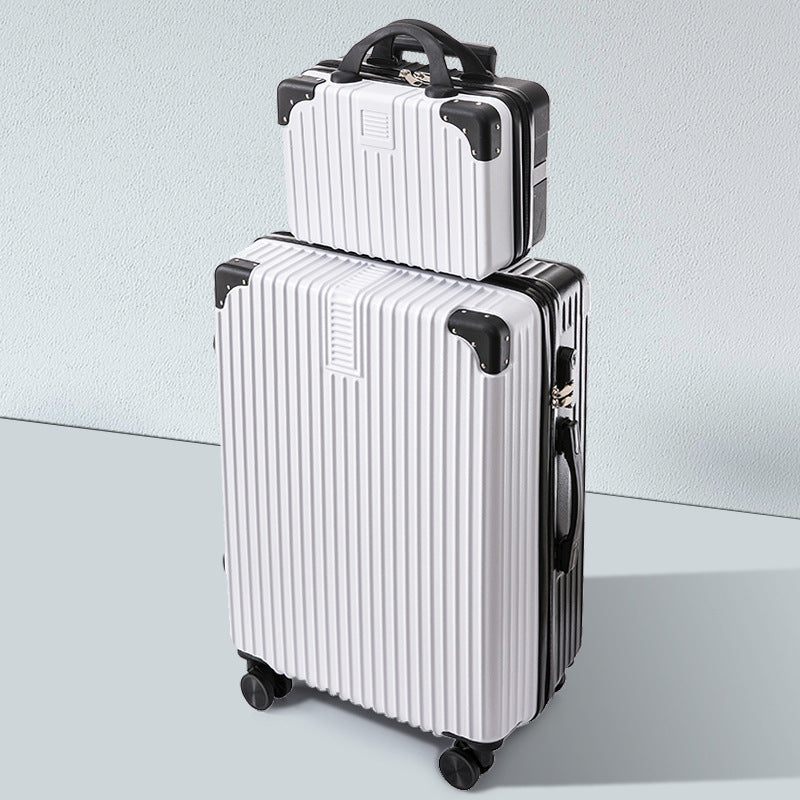 CALORA_ Helsher | Retro Aluminium Frame Bagage Koffer met Grote Capaciteit en Combinatieslot