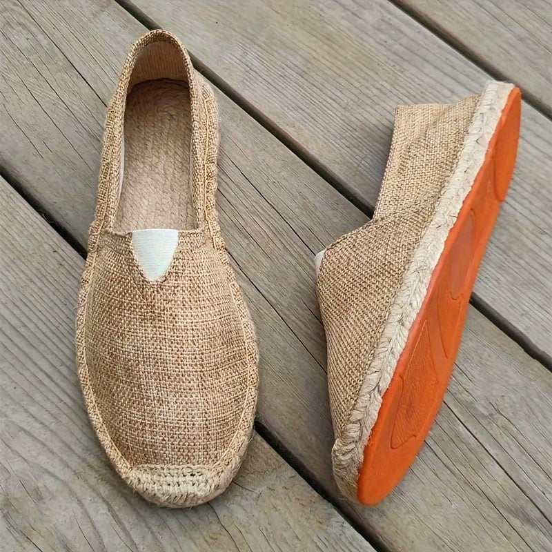 CALORA_ Heren Espadrilles Loafers Lichtgewicht Casual Instapschoenen Comfortabel