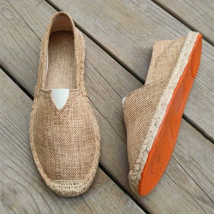 CALORA_ Heren Espadrilles Loafers Lichtgewicht Casual Instapschoenen Comfortabel