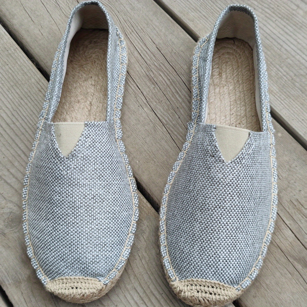 CALORA_ Heren Espadrilles Loafers Lichtgewicht Casual Instapschoenen Comfortabel
