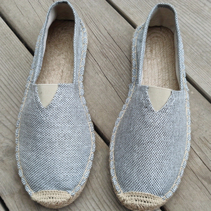 CALORA_ Heren Espadrilles Loafers Lichtgewicht Casual Instapschoenen Comfortabel